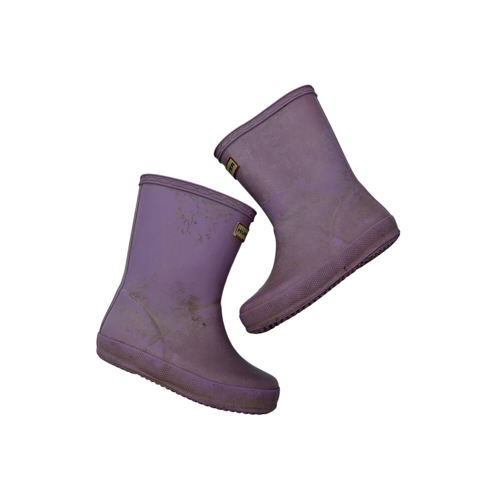Hunter Purple First Classic Rain Boots Toddler Girls 10